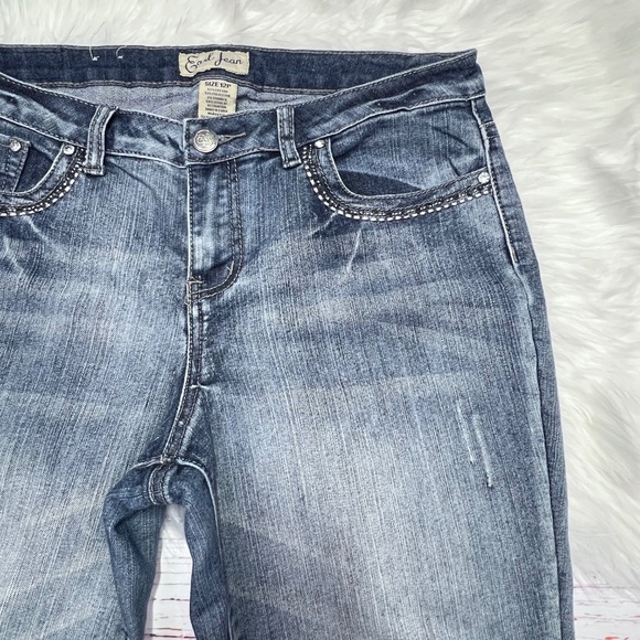 👖|•EARL JEAN•| Pretty Cropped/Capri Jeans Size 12👖 - Picture 6 of 8